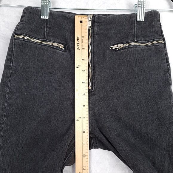 REFORMATION Jeans Womens 24 Black High Waist Skinny Stretch Niki Jean 24x29 - Picture 10 of 16